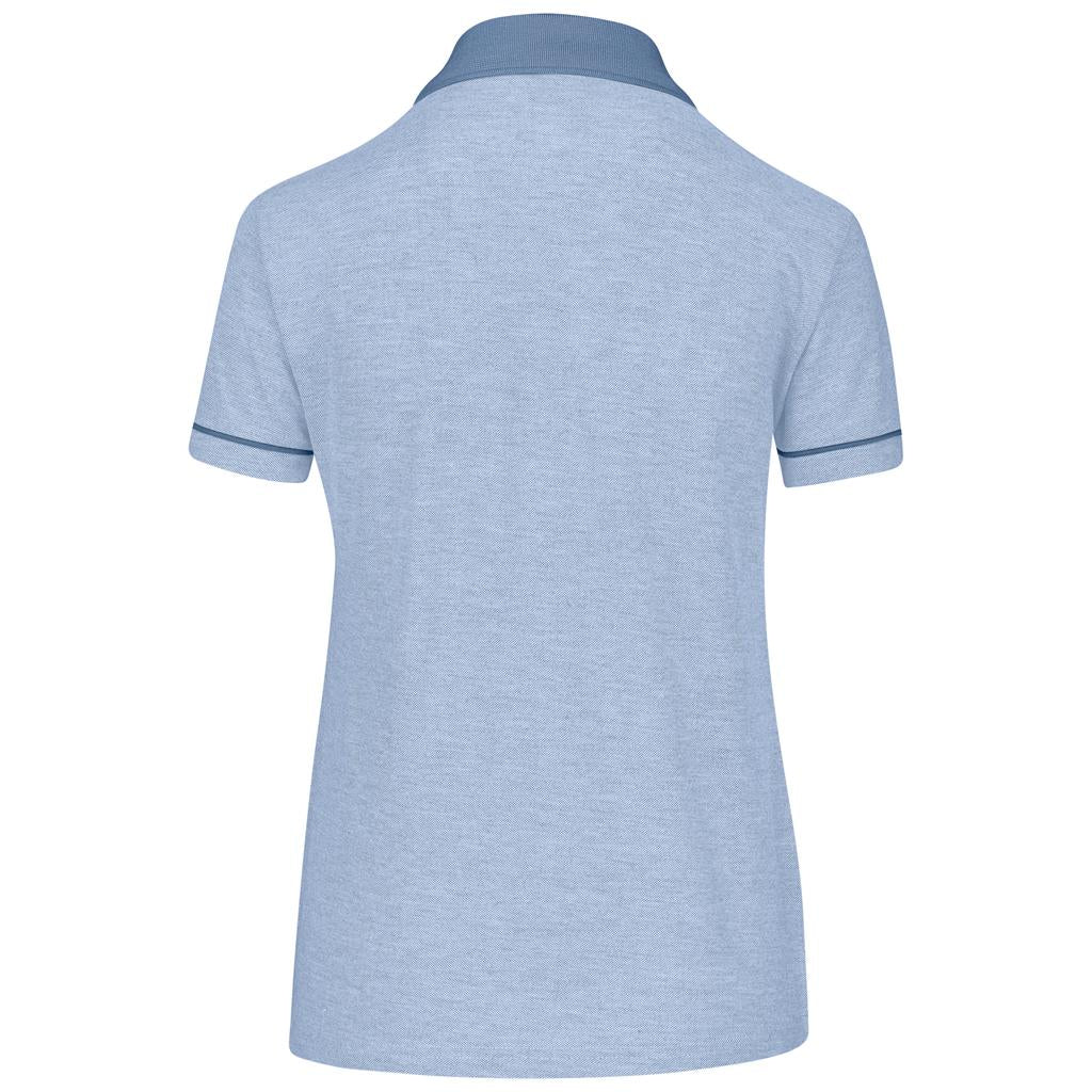 Ladies Verge Golf Shirt - Light Blue