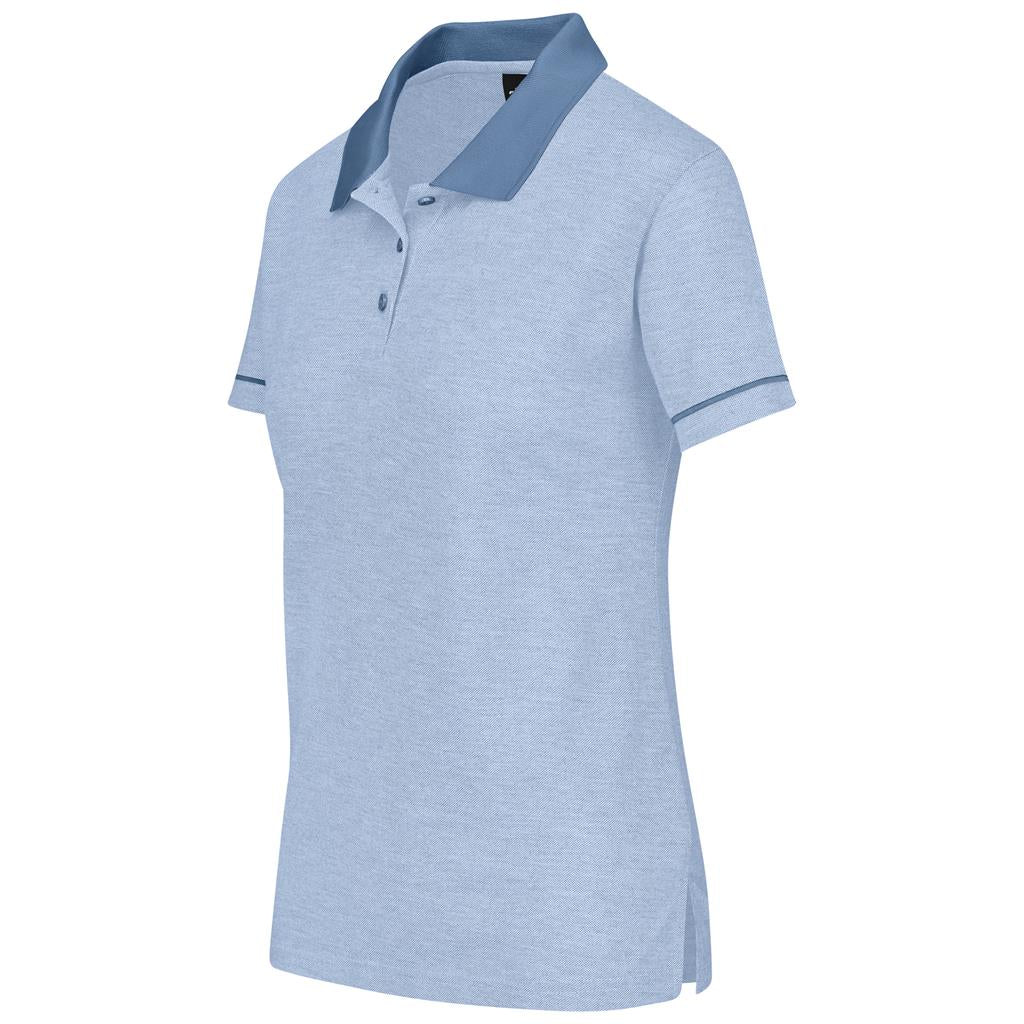 Ladies Verge Golf Shirt - Light Blue