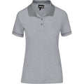 Ladies Verge Golf Shirt - Light Grey
