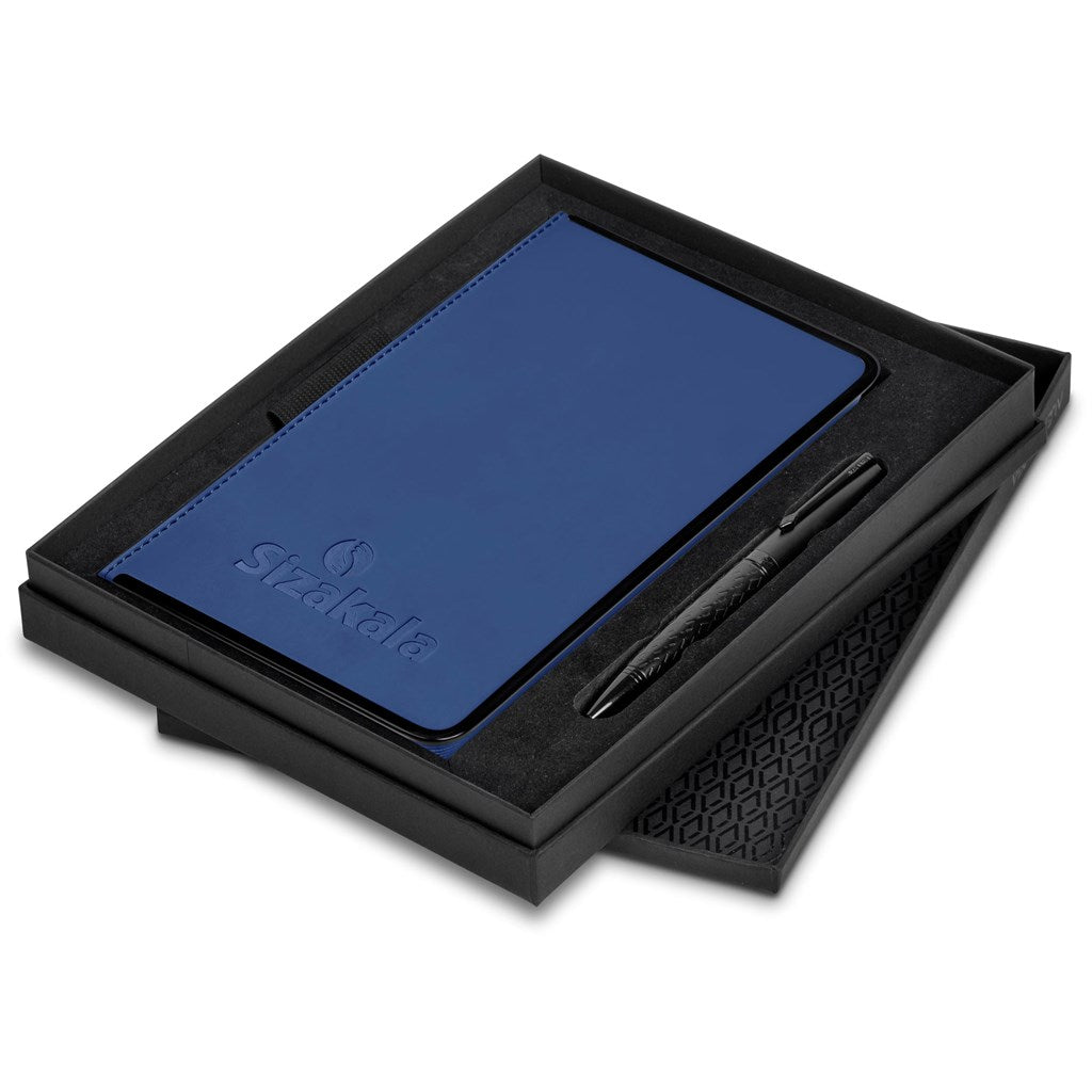 Alex Varga Lyonne Notebook & Pen Set - Navy