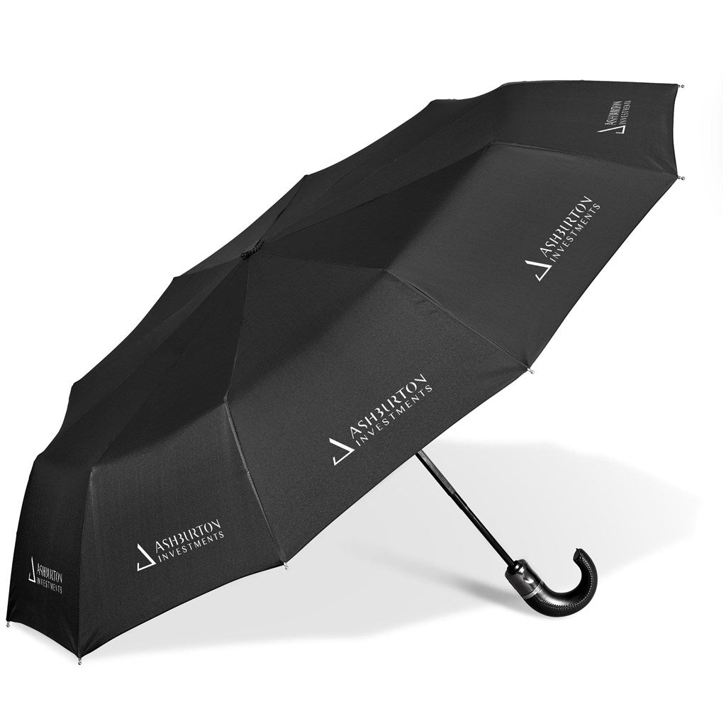 Alex Varga Zeus Auto-Open Compact Umbrella - Black