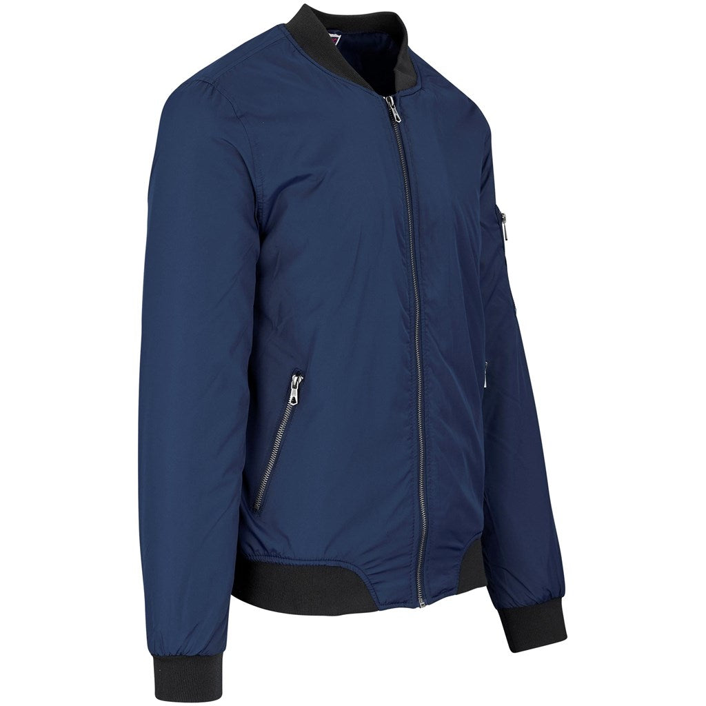 Mens Crusader Bomber Jacket - Navy