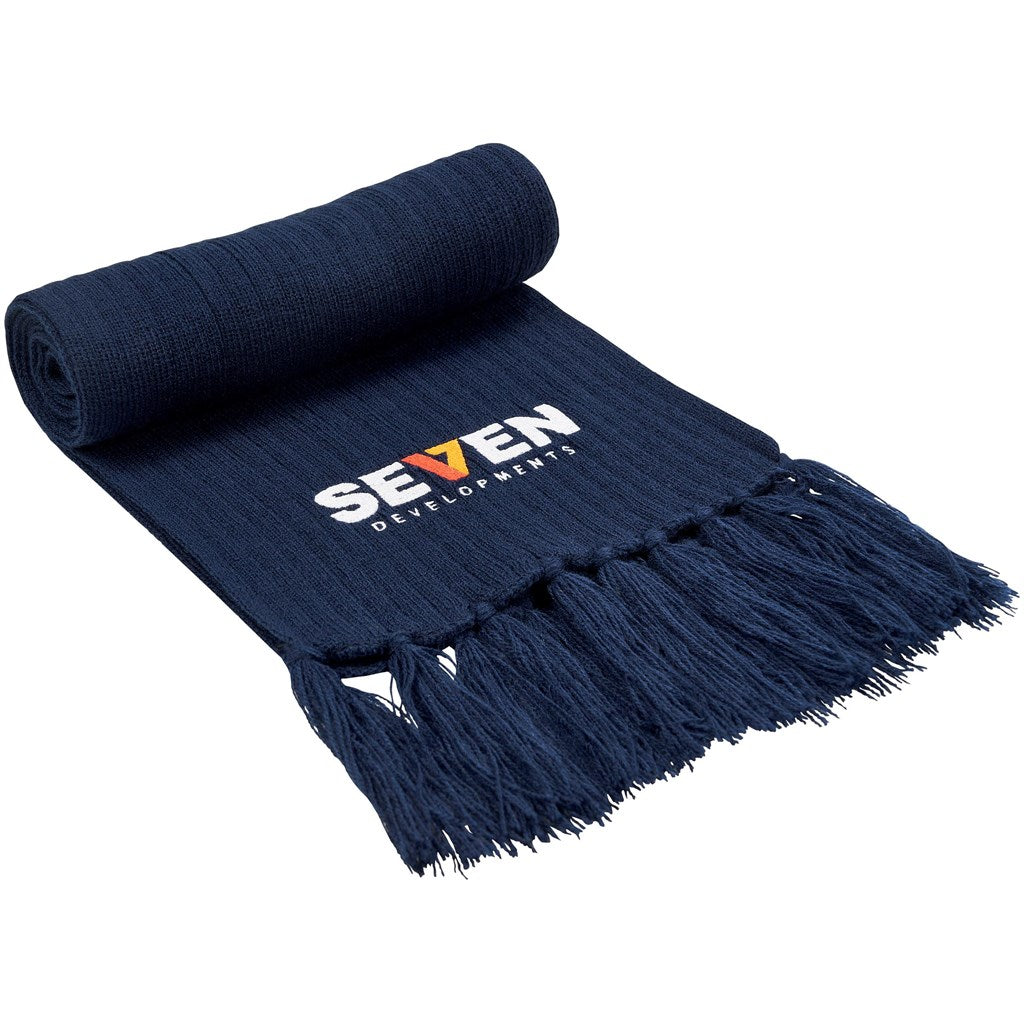 Nebraska Acrylic Scarf - Navy