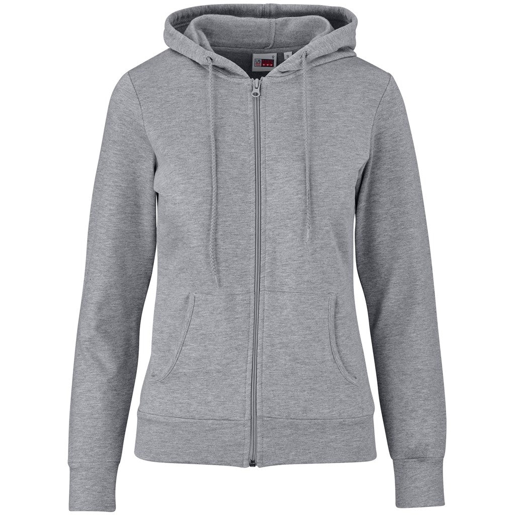 Ladies Bravo Hooded Sweater - Grey