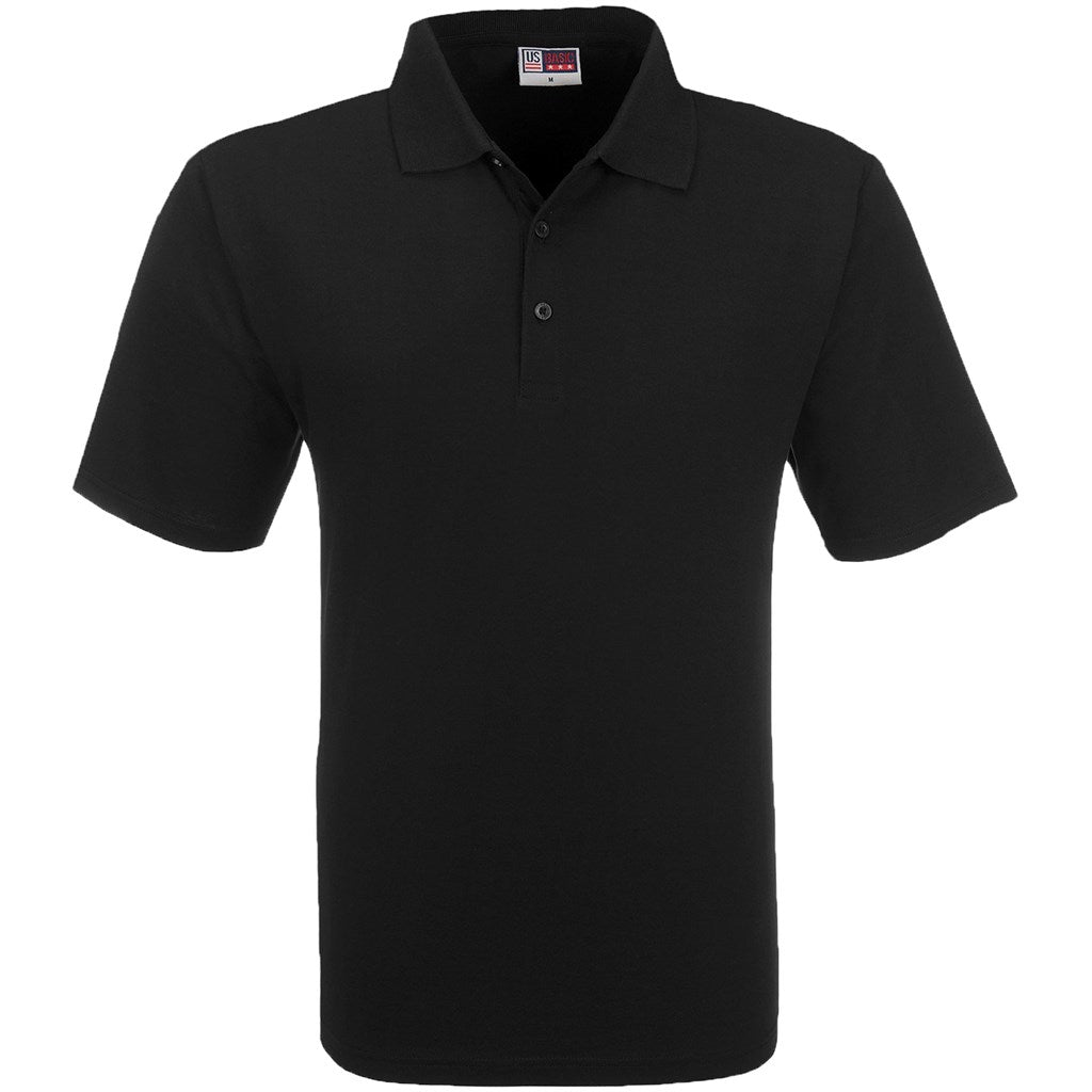 Mens Cardinal Golf Shirt - Black
