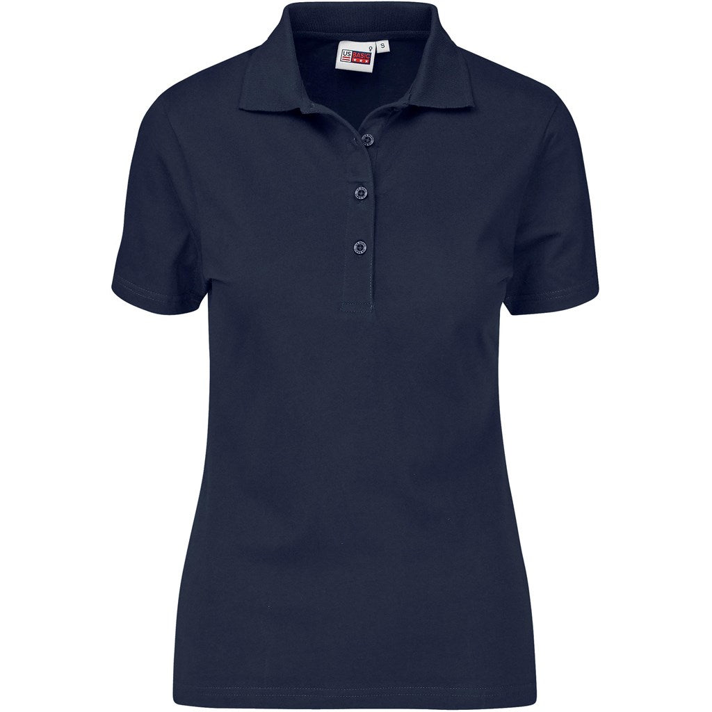 Ladies Cardinal Golf Shirt - Navy