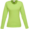 Ladies Long Sleeve Portland T-Shirt - Lime