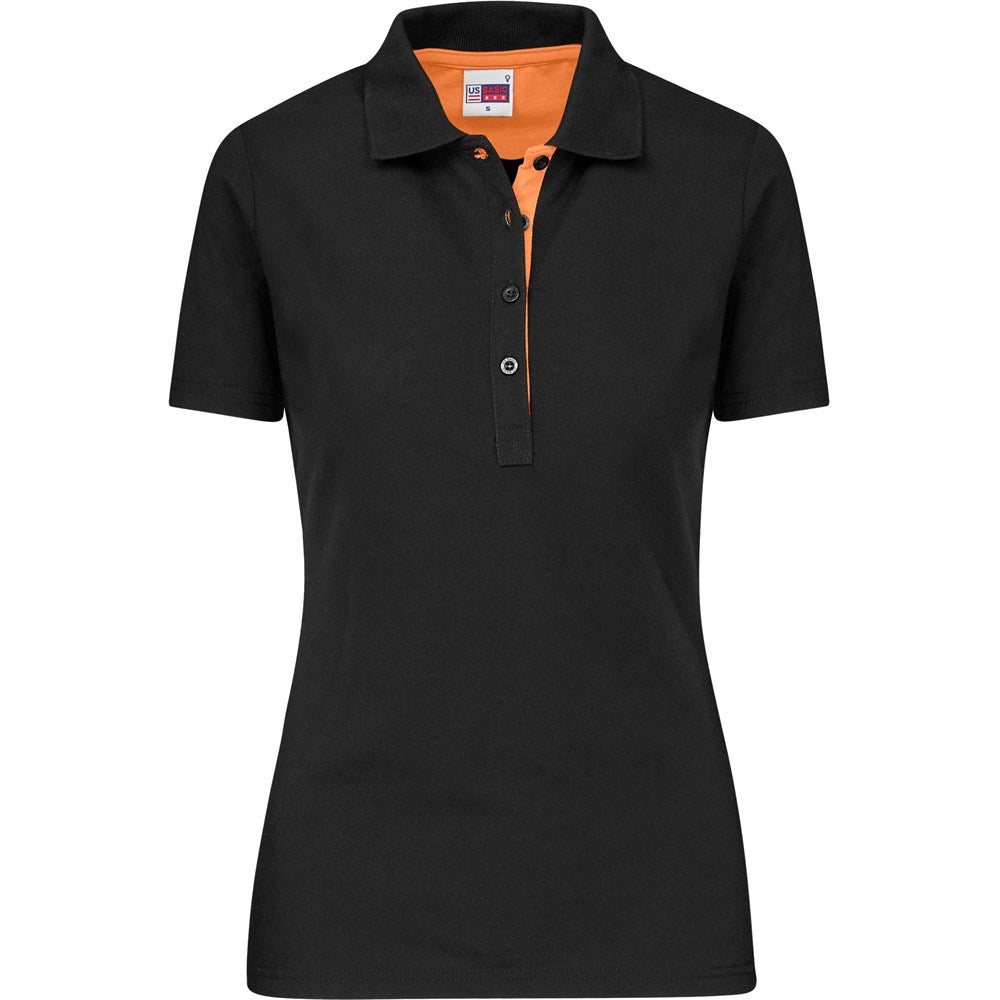Ladies Solo Golf Shirt - Orange