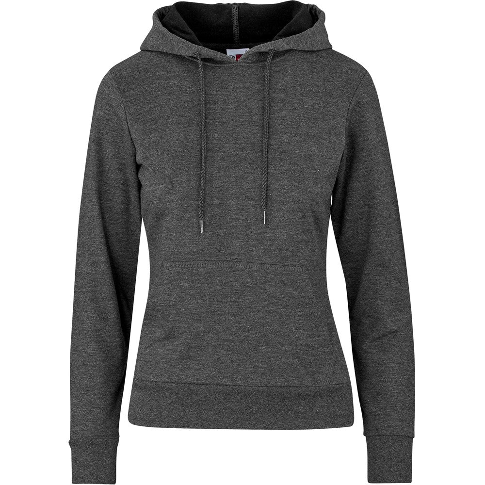 Ladies Omega Hooded Sweater - Charcoal
