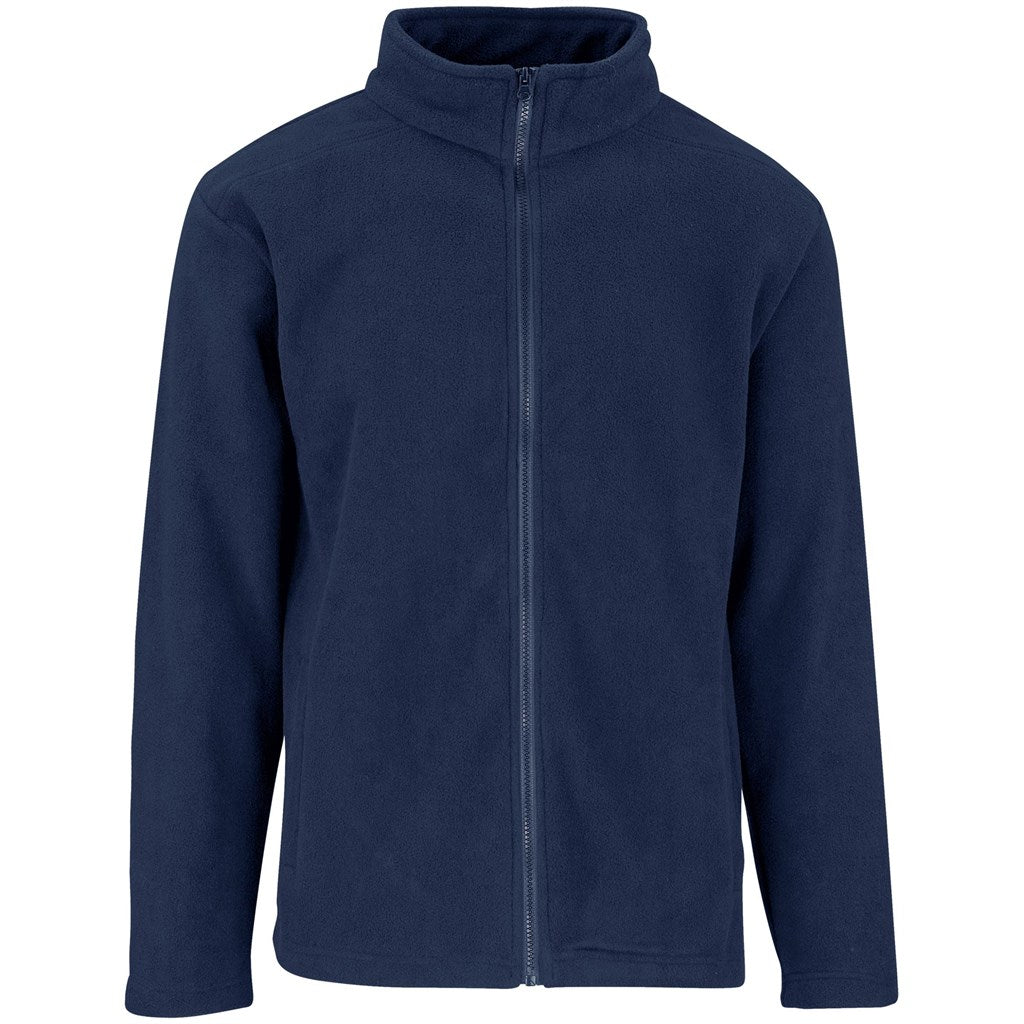 Mens Yukon Micro Fleece Jacket - Navy