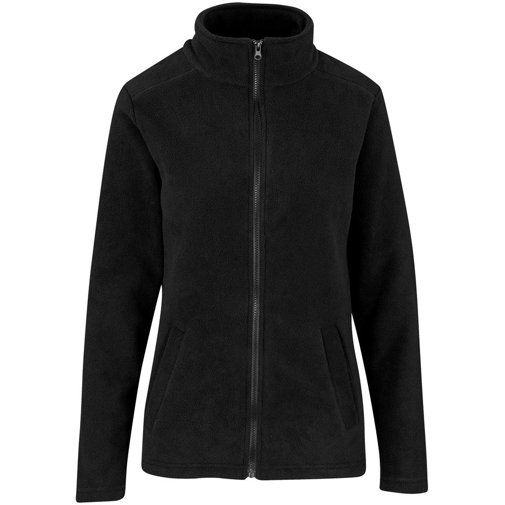 Ladies Yukon Micro Fleece Jacket - Black