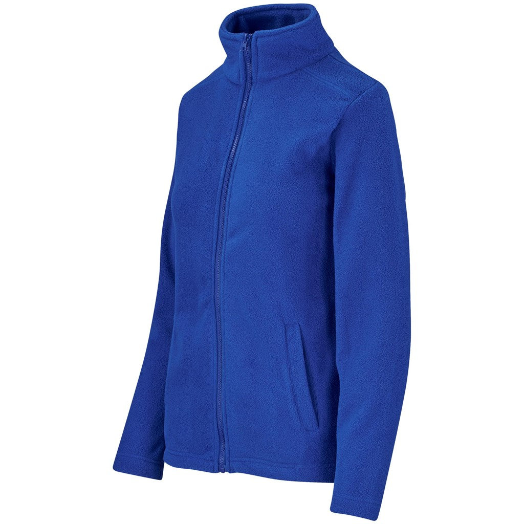 Ladies Yukon Micro Fleece Jacket - Blue