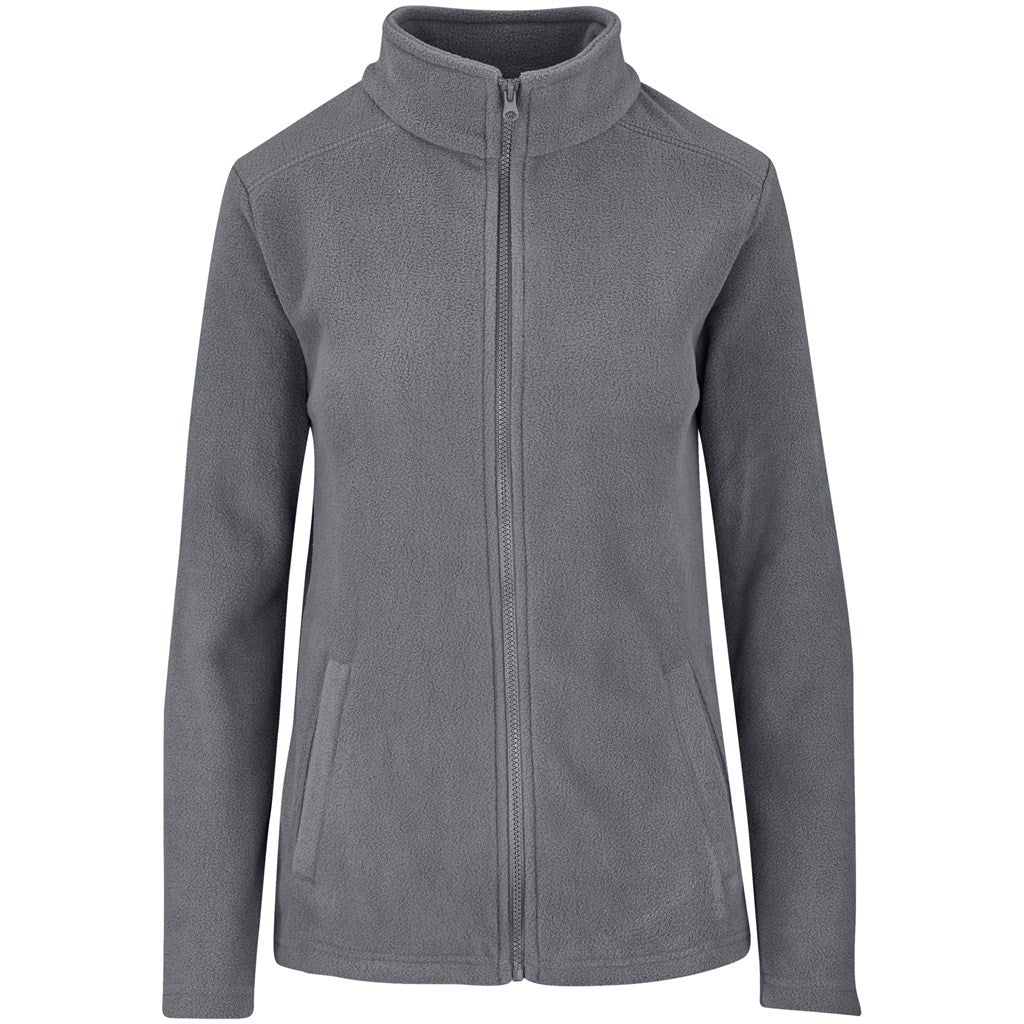 Ladies Yukon Micro Fleece Jacket - Grey