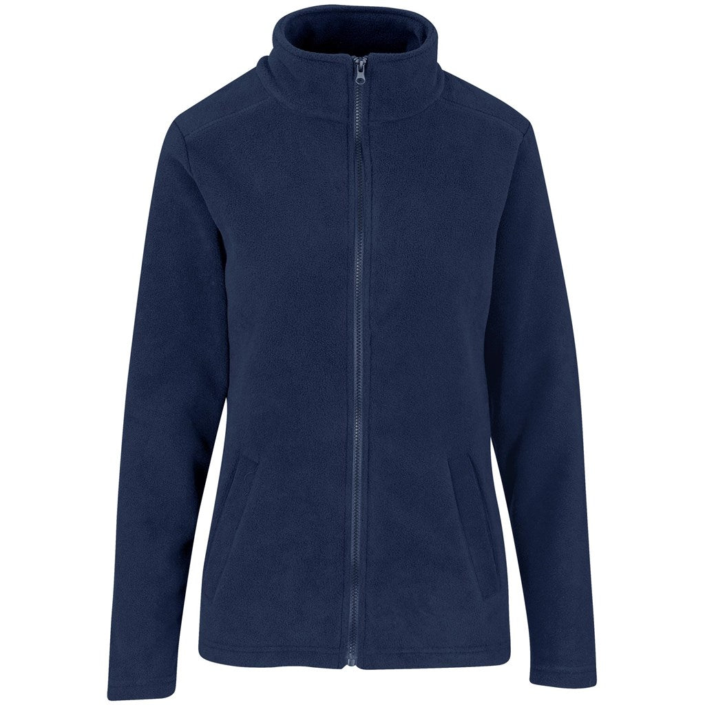 Ladies Yukon Micro Fleece Jacket - Navy