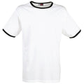 Mens Adelaide Contrast T-Shirt - Black