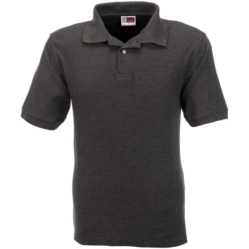 Mens Boston Golf Shirt - Charcoal