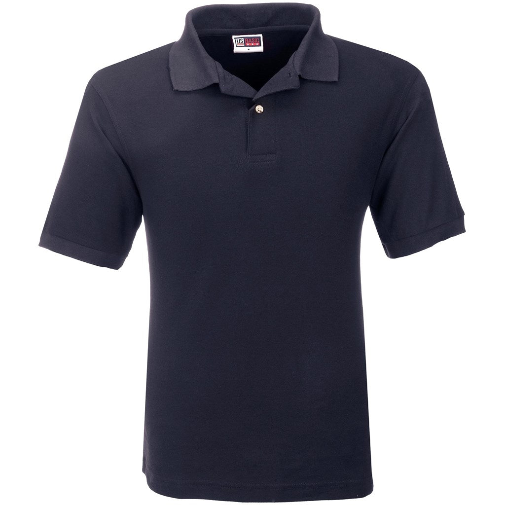Mens Boston Golf Shirt - Navy