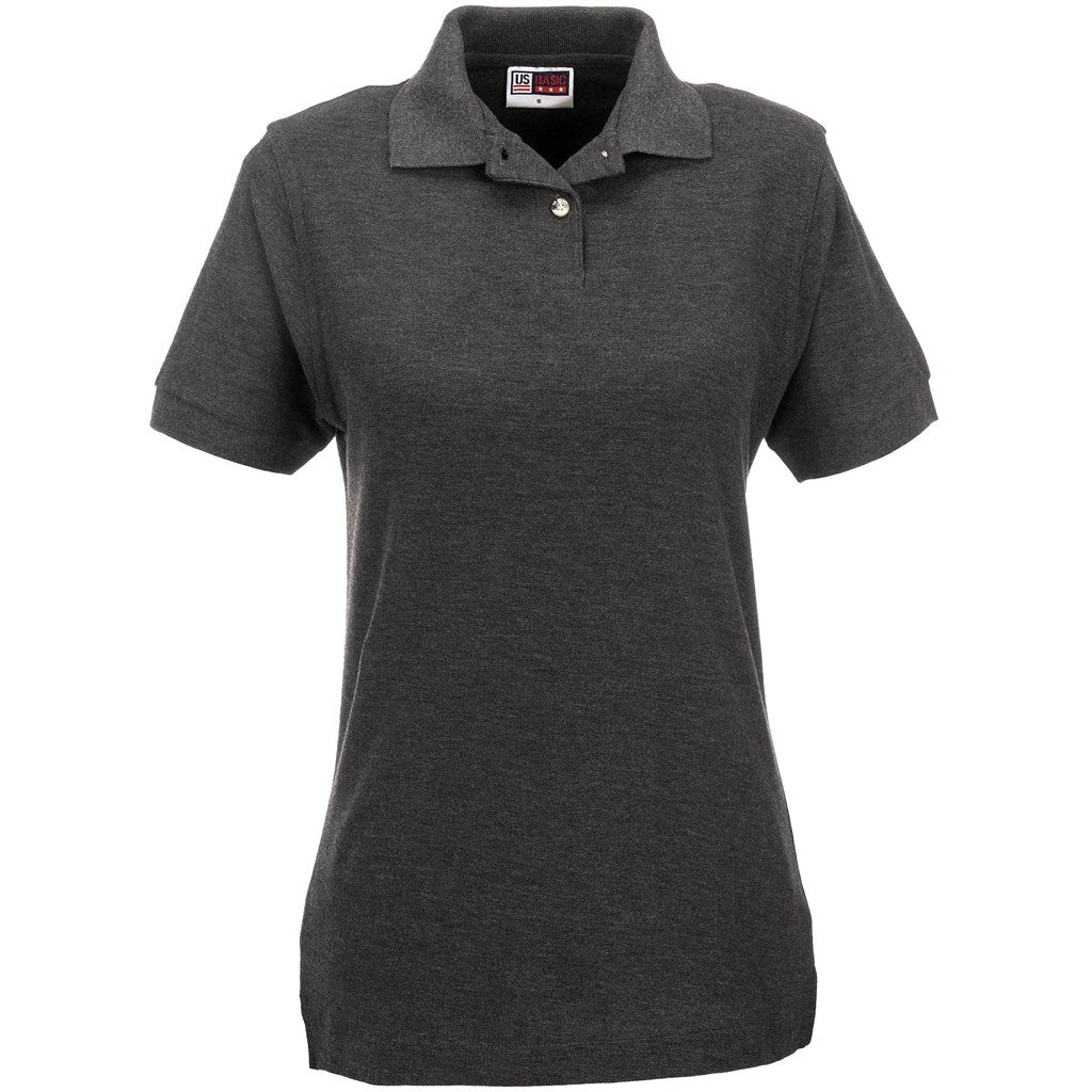 Ladies Boston Golf Shirt - Charcoal