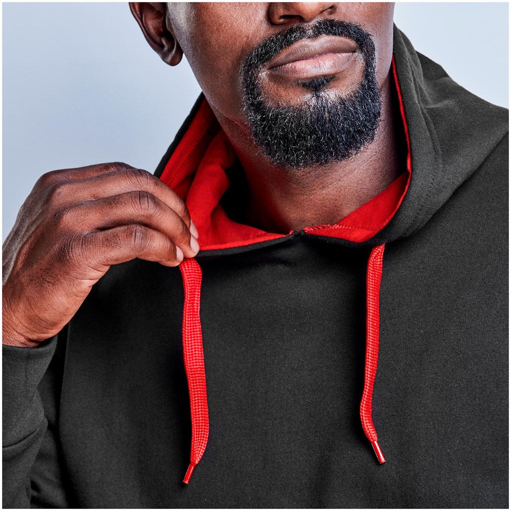 Mens Solo Hooded Sweater - Red