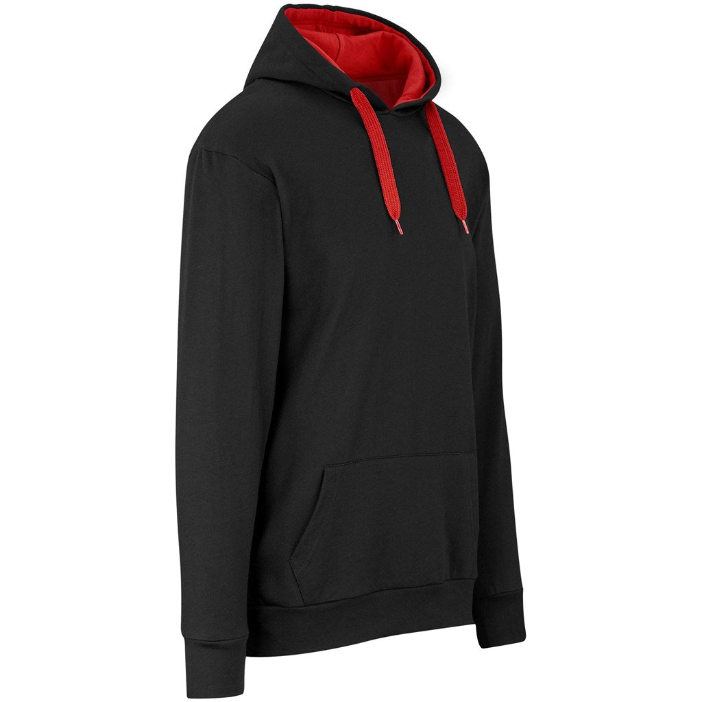 Mens Solo Hooded Sweater - Red
