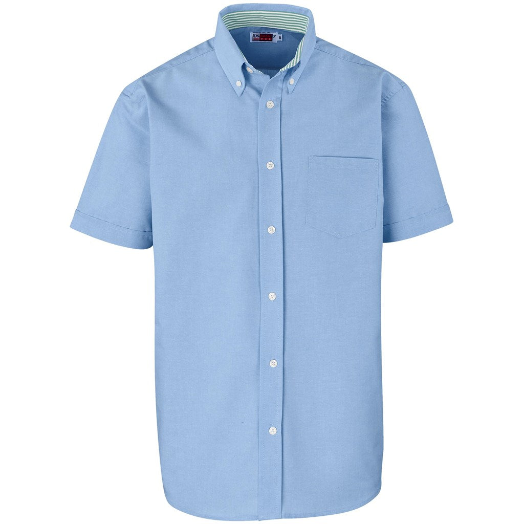 Mens Short Sleeve Aspen Shirt - Blue
