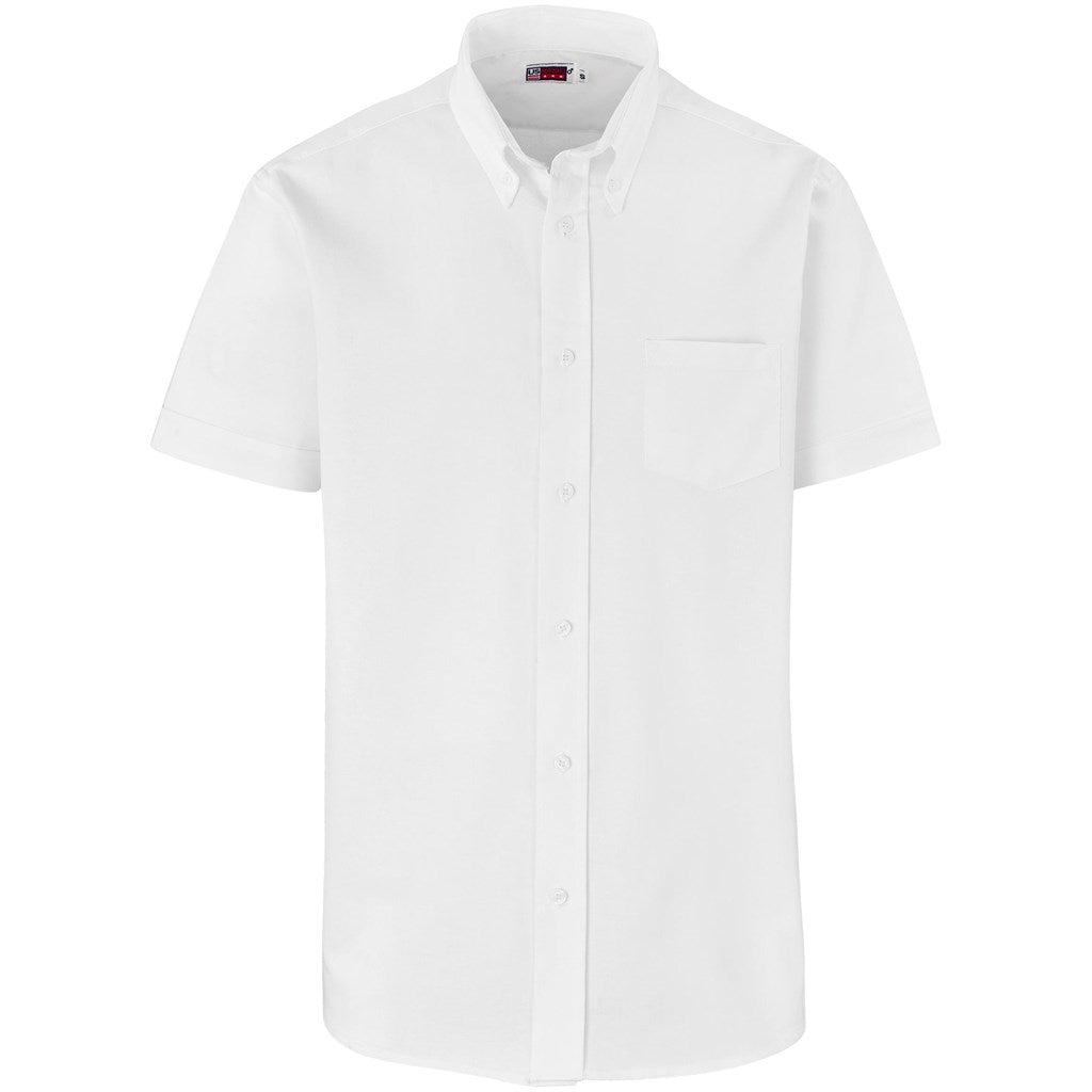 Mens Short Sleeve Aspen Shirt - White