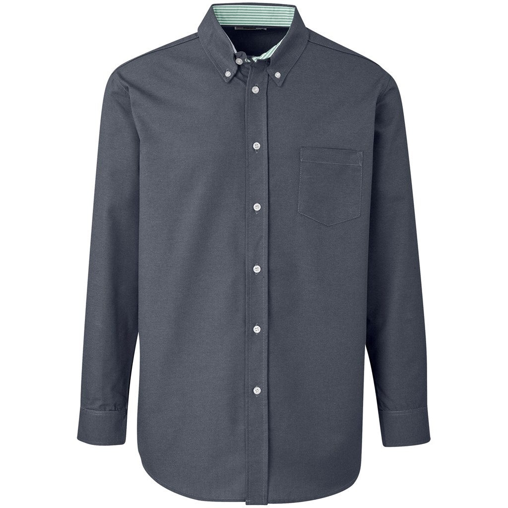 Mens Long Sleeve Aspen Shirt - Grey