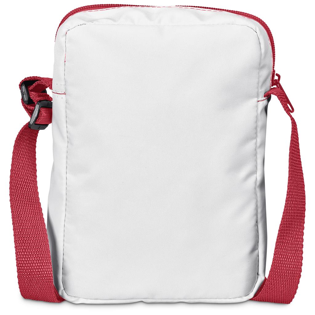 Hoppla Metropolis Crossbody Bag - Gtey - Red
