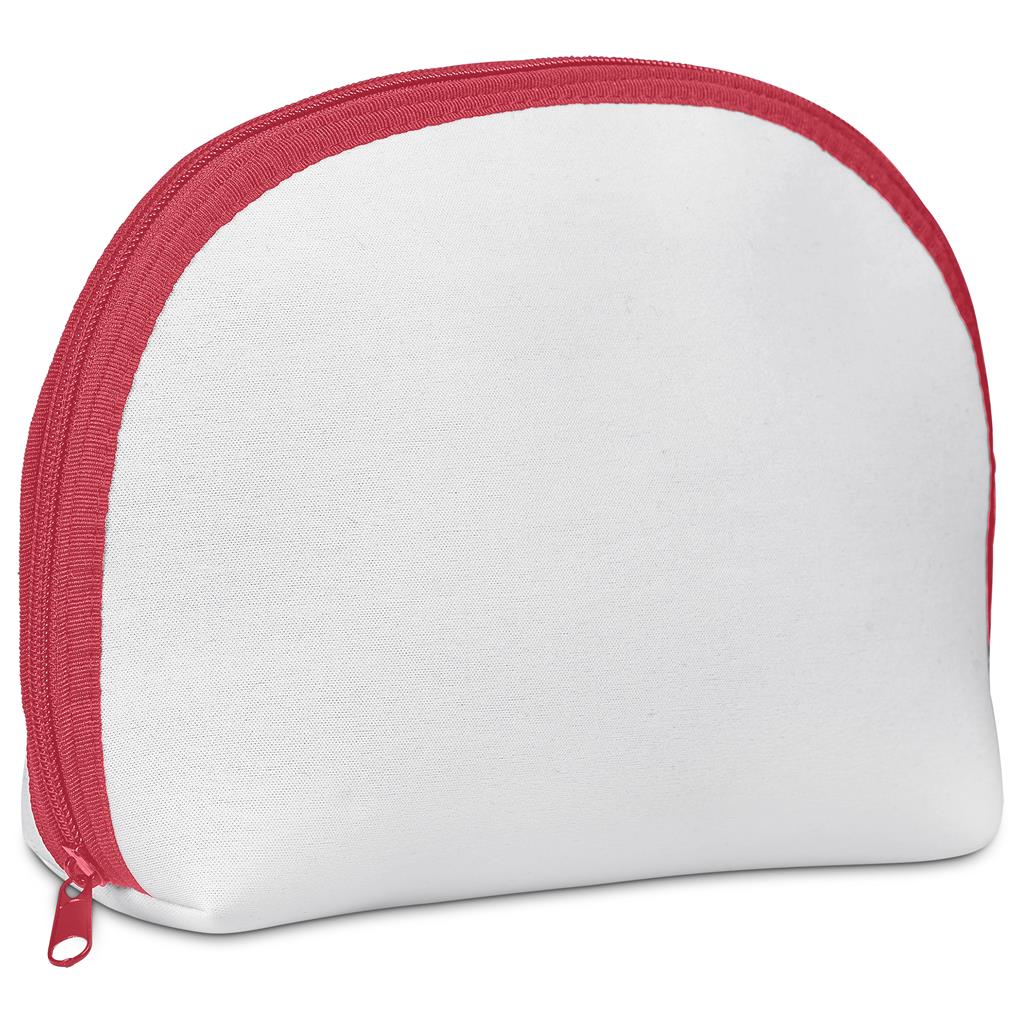 Hoppla Isabella Neoprene Midi Cosmetic Bag - Red