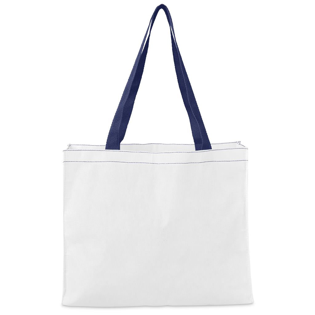 Hoppla Menlyn Recycled PET Stitch-Bond Shopper - Navy