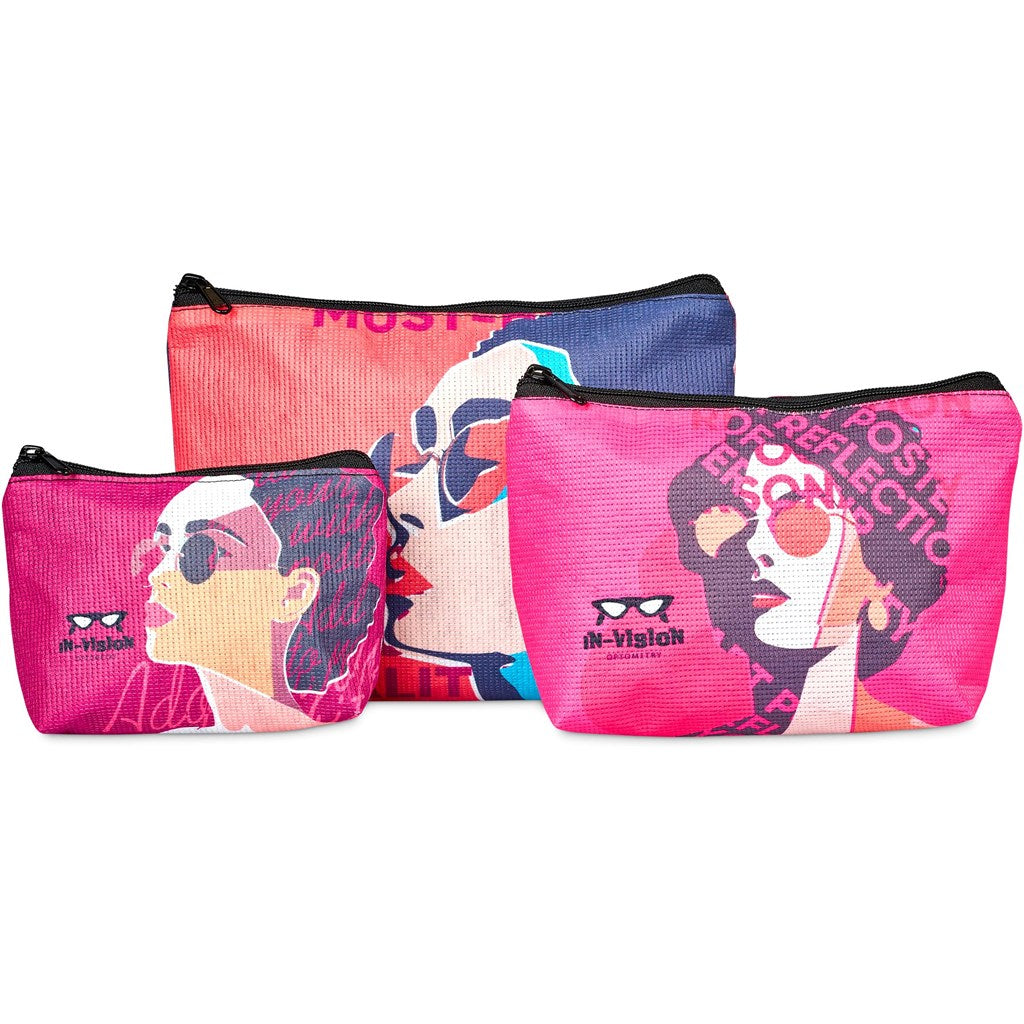 Hoppla Leanne Recycled PET Stitch-Bond Mini Toiletry Bag