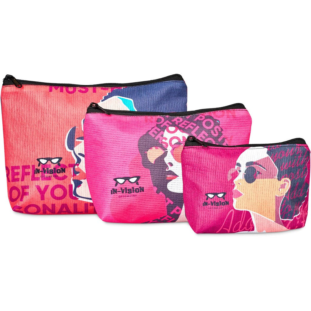 Hoppla Leanne Recycled PET Stitch-Bond Mini Toiletry Bag