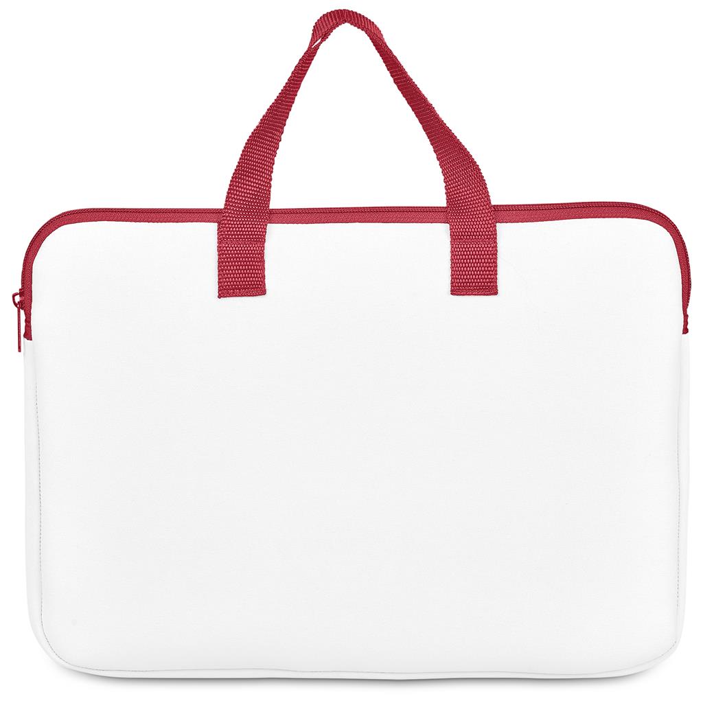 Hoppla Plett Neoprene 13-inch Laptop Sleeve with Handles - Red
