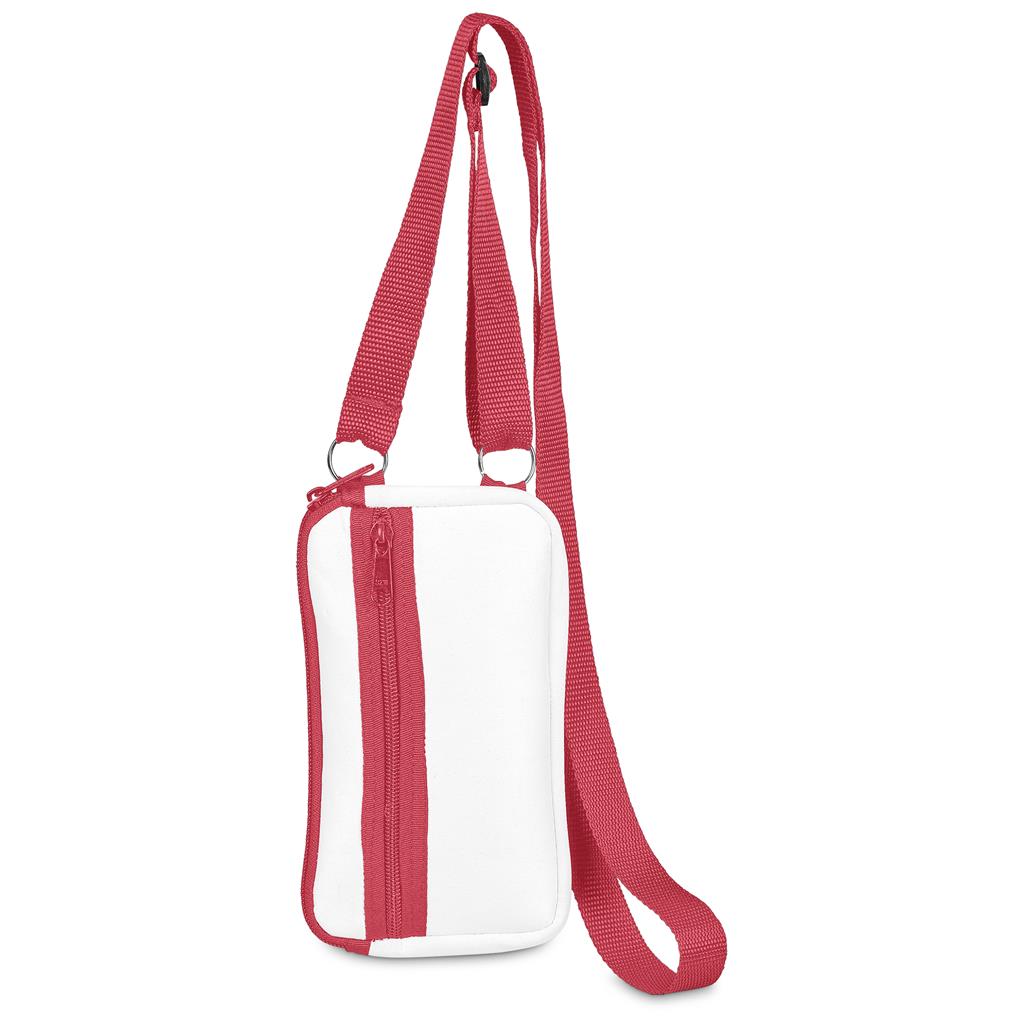 Hoppla Paarl Neoprene Cell Phone Pouch - Red