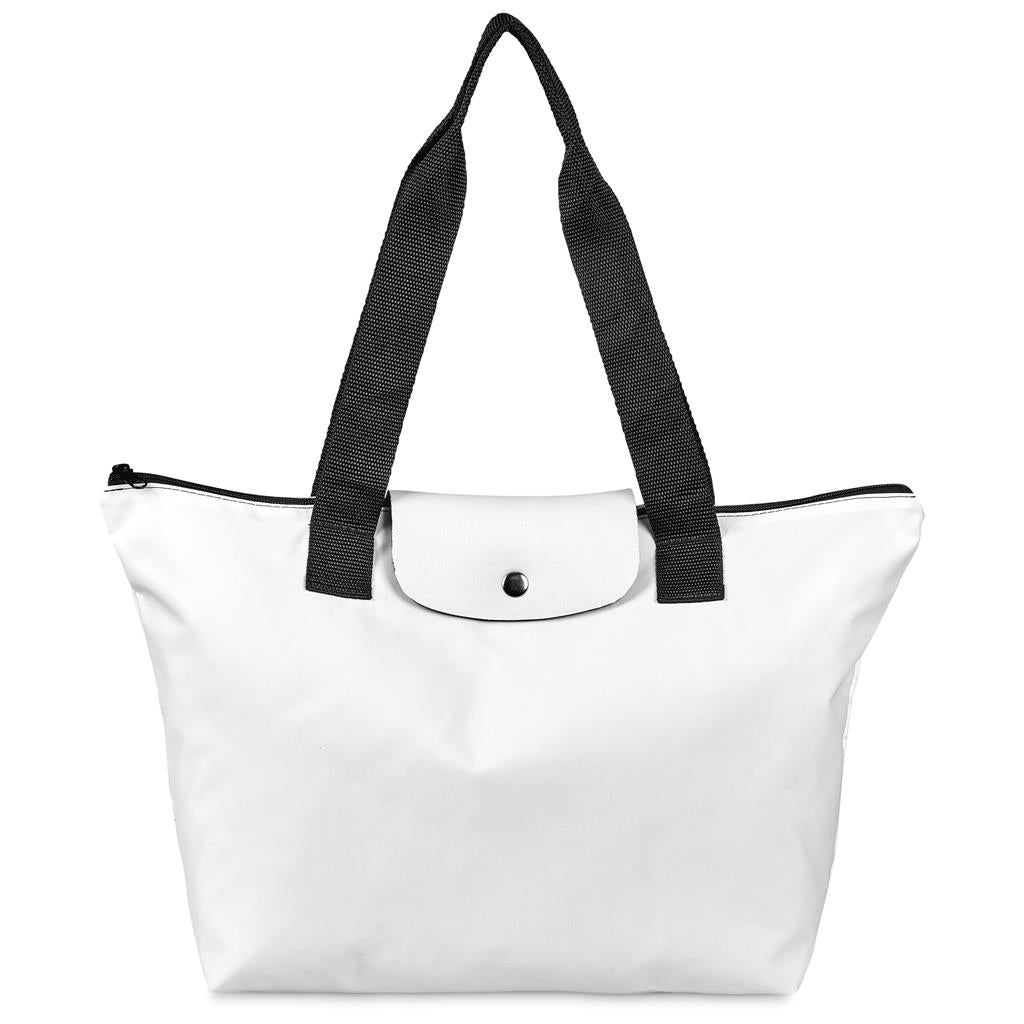 Hoppla Rosebank Polyester Roll-Up Tote Bag - Black
