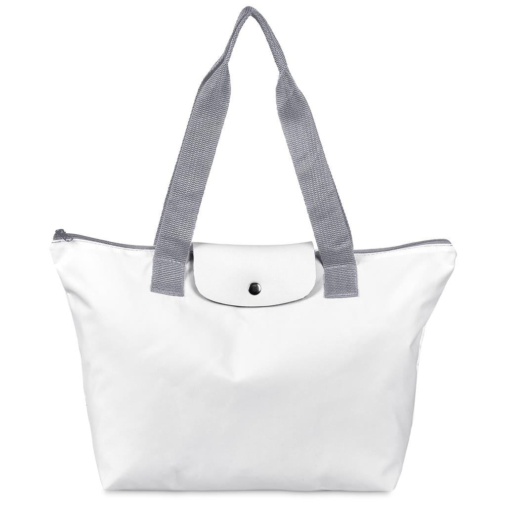 Hoppla Rosebank Polyester Roll-Up Tote Bag - Grey
