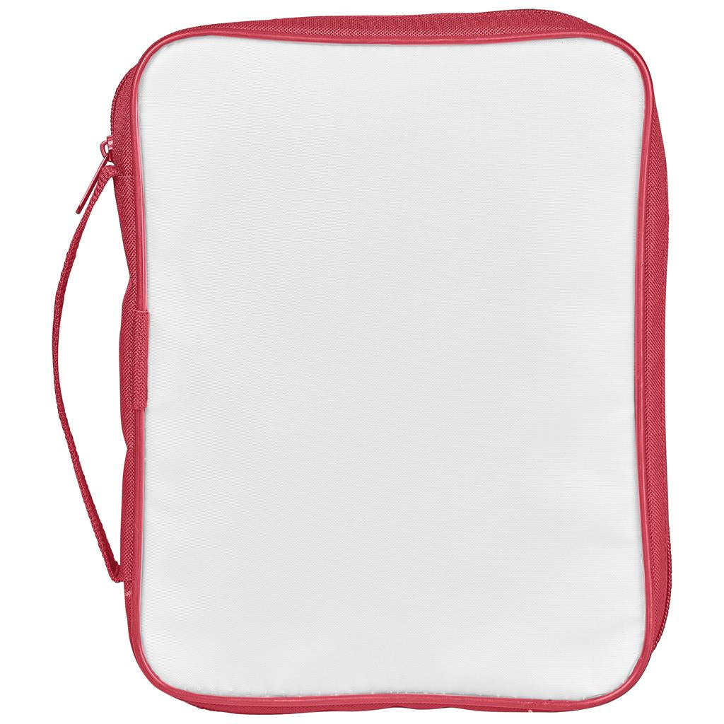 Hoppla Faith Bible Book Bag With Carry Handle - Red