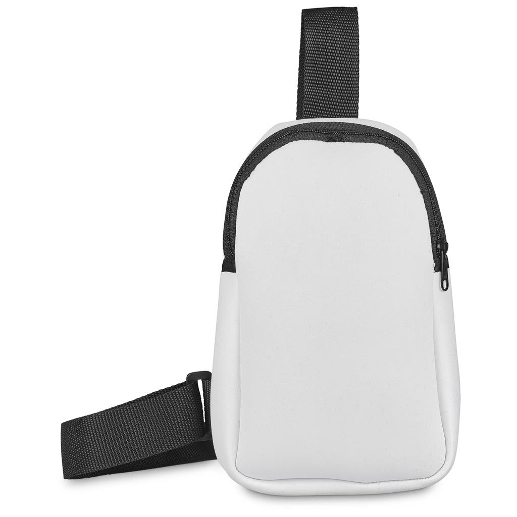 Hoppla Golden Mile Neoprene Cross Body Bag - Black