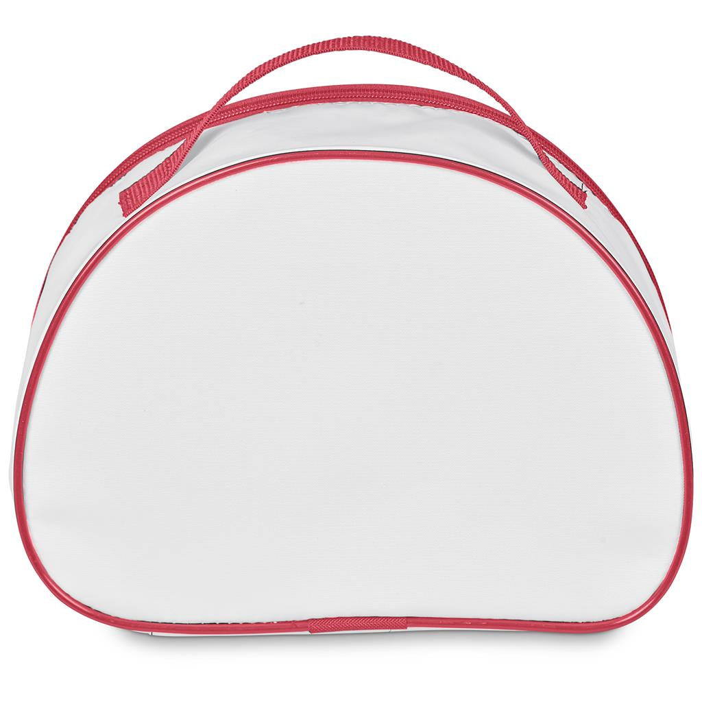 Hoppla Aloe Toiletry Bag With PVC Front Window - Red