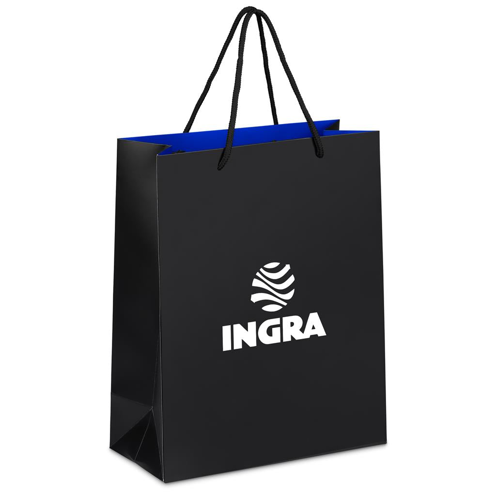 Altitude Finery Midi Paper Gift Bag - Blue