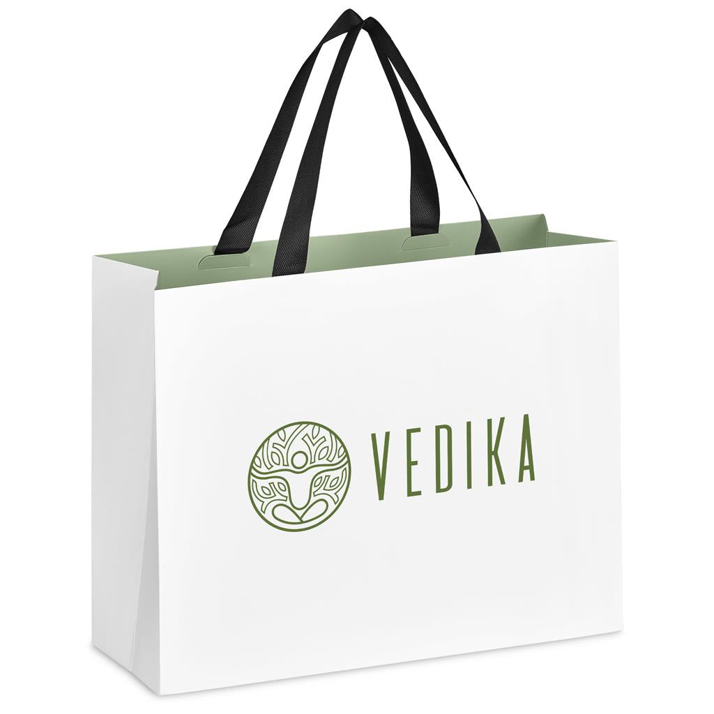 Altitude Galleria Midi Paper Gift Bag - Sage