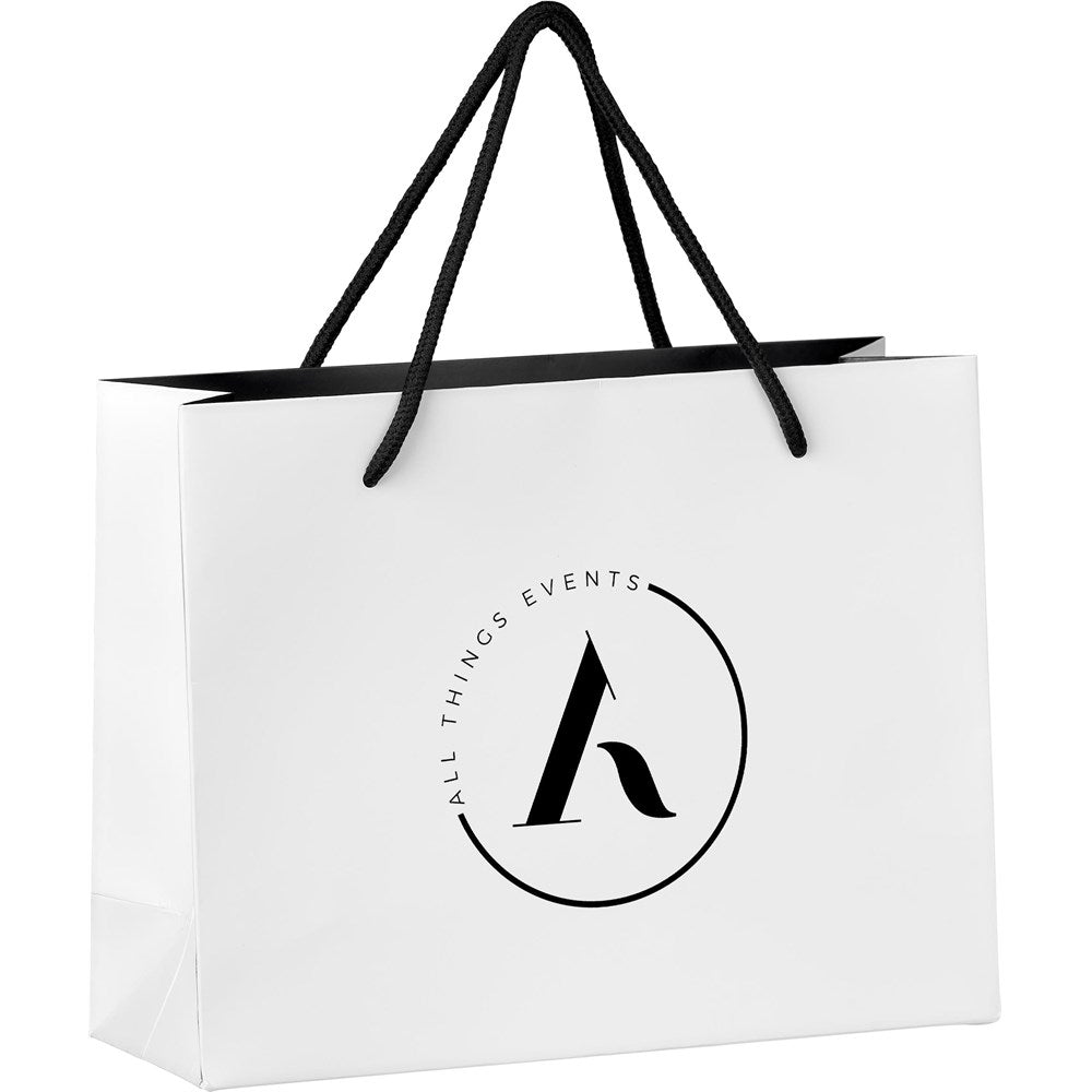 Altitude Majesty Mini Paper Gift Bag - Solid White