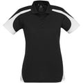 Ladies Talon Golf Shirt - Black
