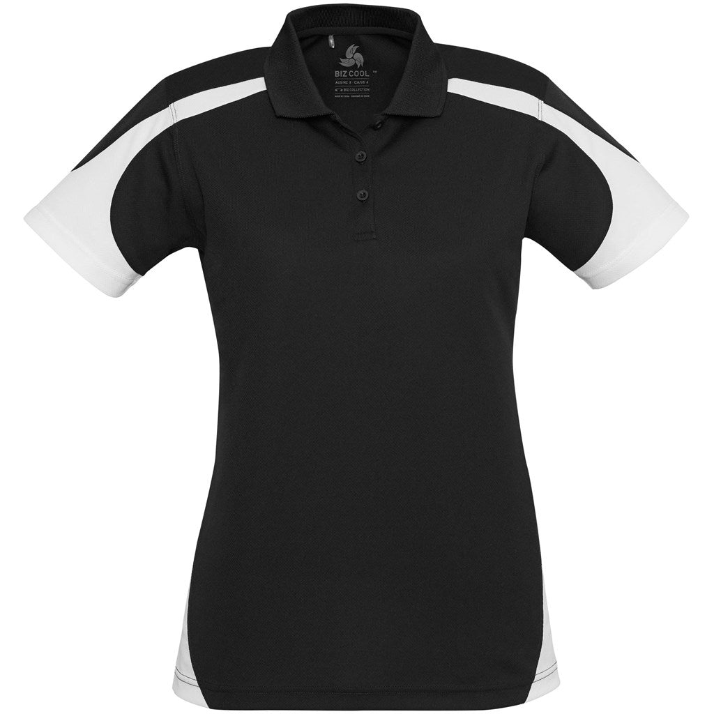 Ladies Talon Golf Shirt - Black