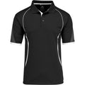 Mens Razor Golf Shirt - Black