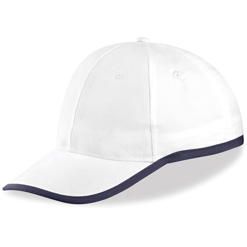 New Jersey Cap - 6 Panel - White