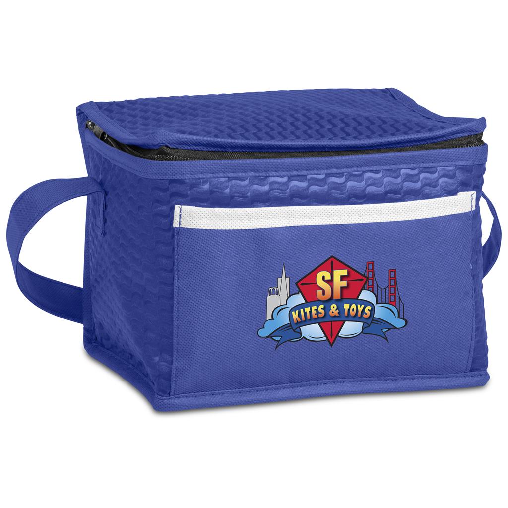 Brighton Non-Woven 6-Can Cooler - Blue