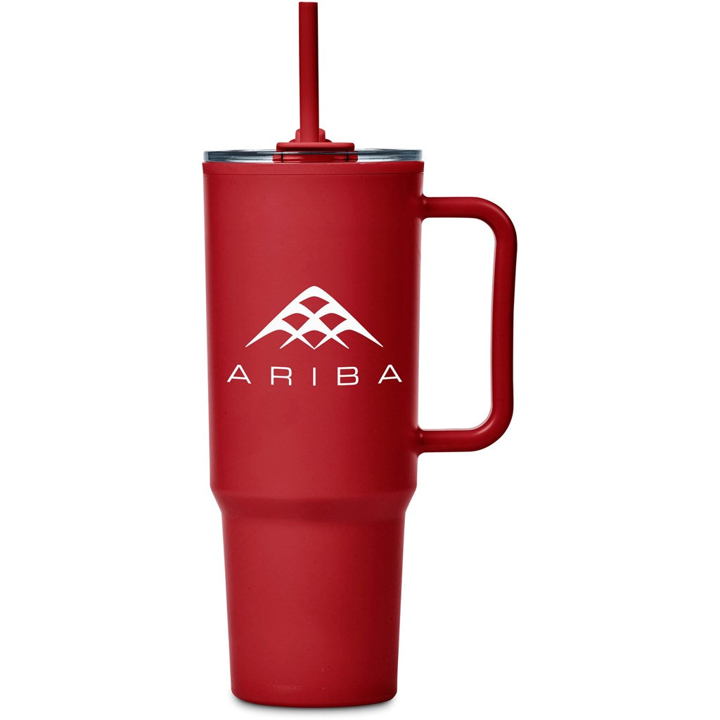 Altitude Texas Plastic Double-Wall Mug – 1.2 Litre - Red