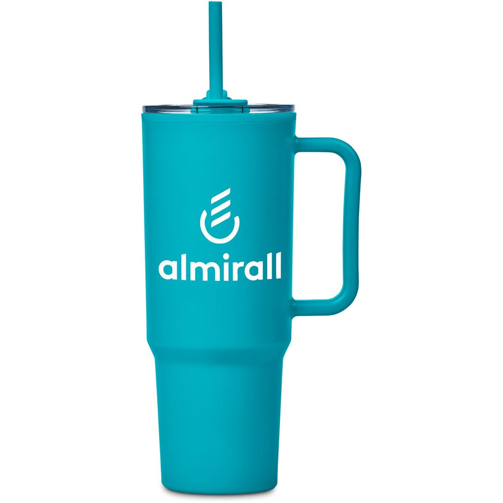 Altitude Texas Plastic Double-Wall Mug – 1.2 Litre - Turquoise