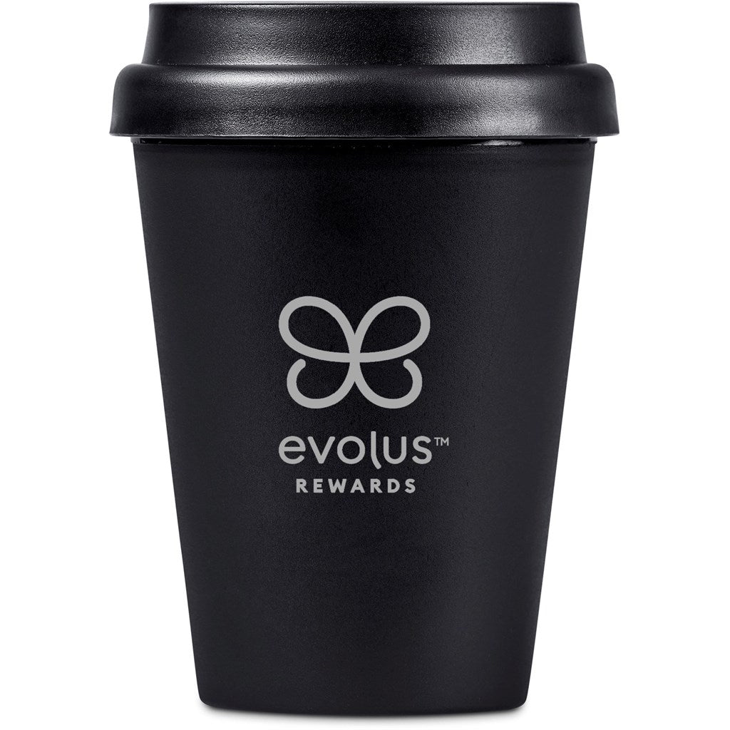 Altitude Perk Recycled Plastic Double-Wall Tumbler – 300ml - Black